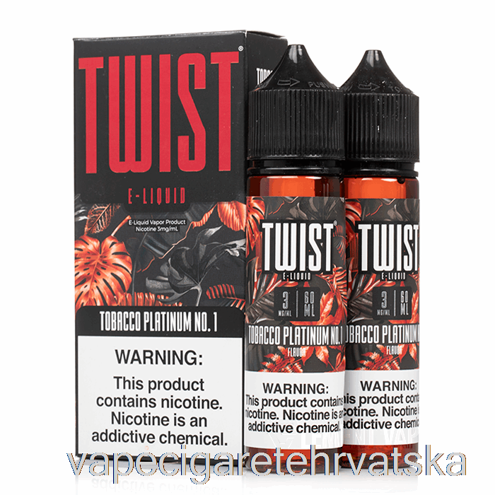 Vape Cigareta Duhan Platina Br. 1 - Twist E-tekućina - 120ml 18mg